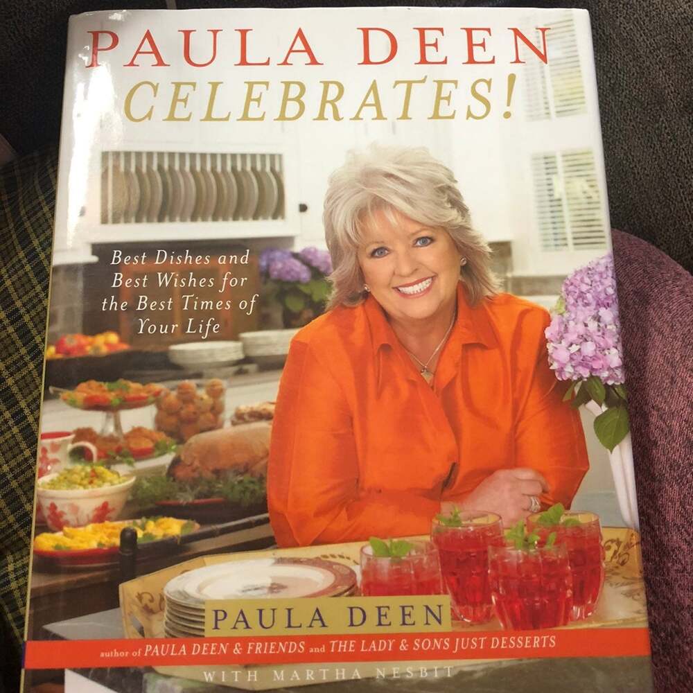 Paula Deen Celebrates Cookbook Best Dishes Best Wishes 2006 Vtg Recipe Book